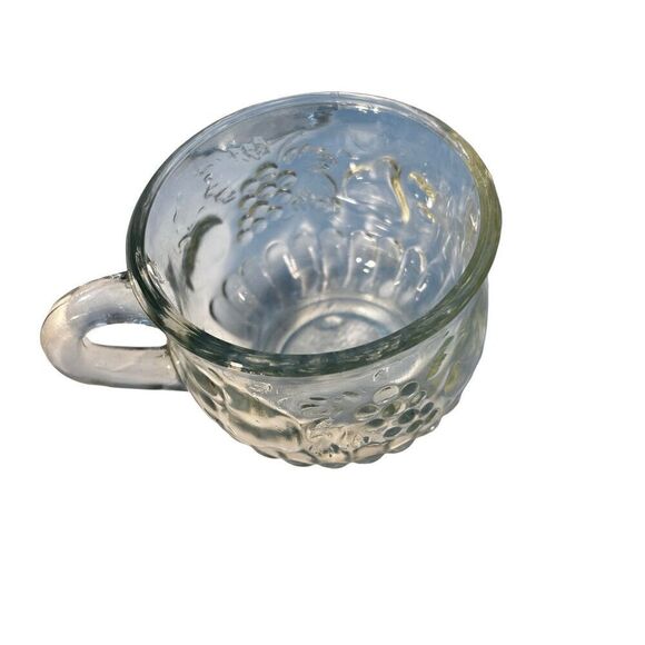 Glass punch bowl glasses / mugs (6) - Picture 7 of 10